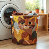 猫用の快適なランドリーバスケット